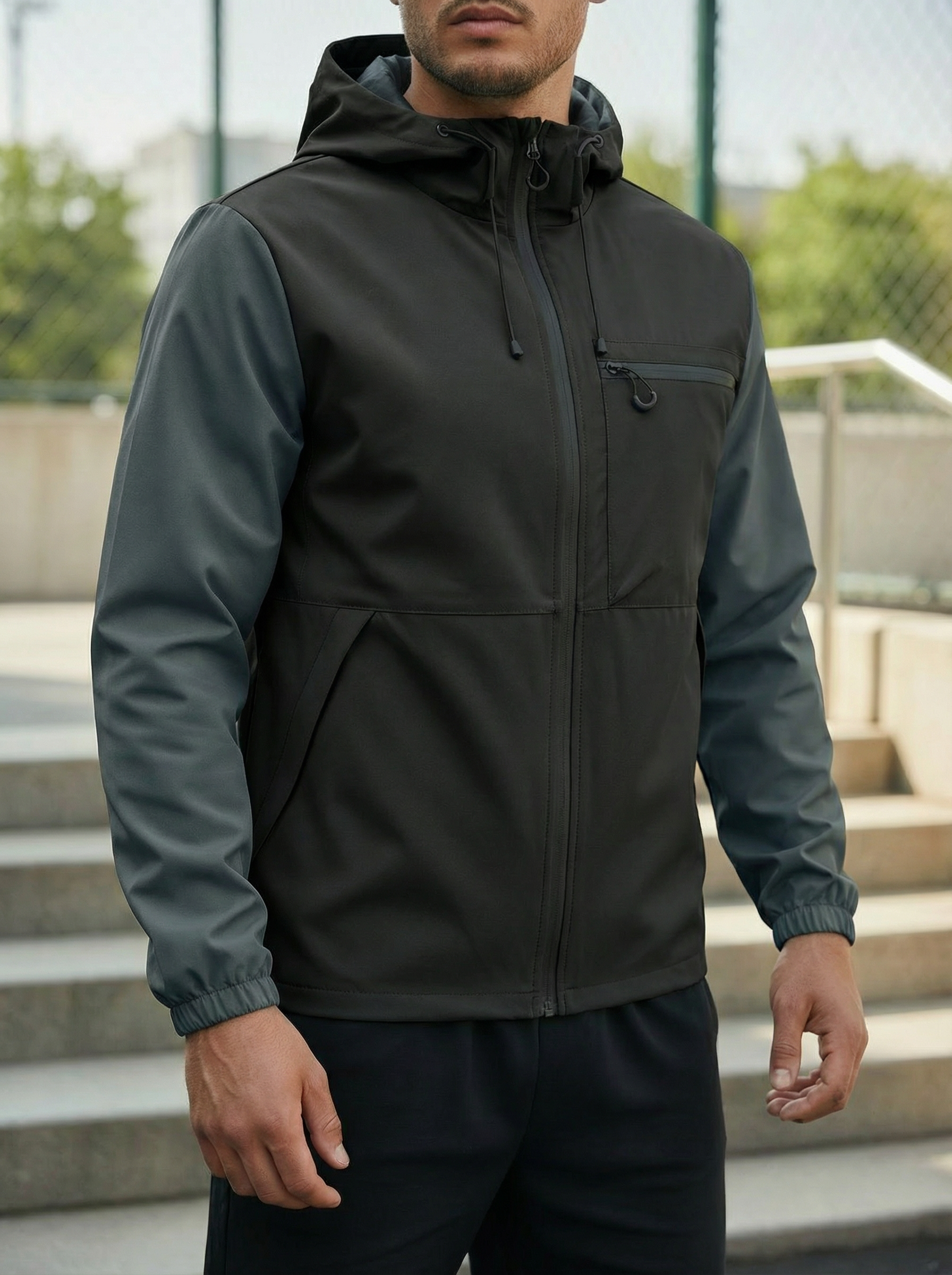 Waterproof Windproof Hooded Jacket
