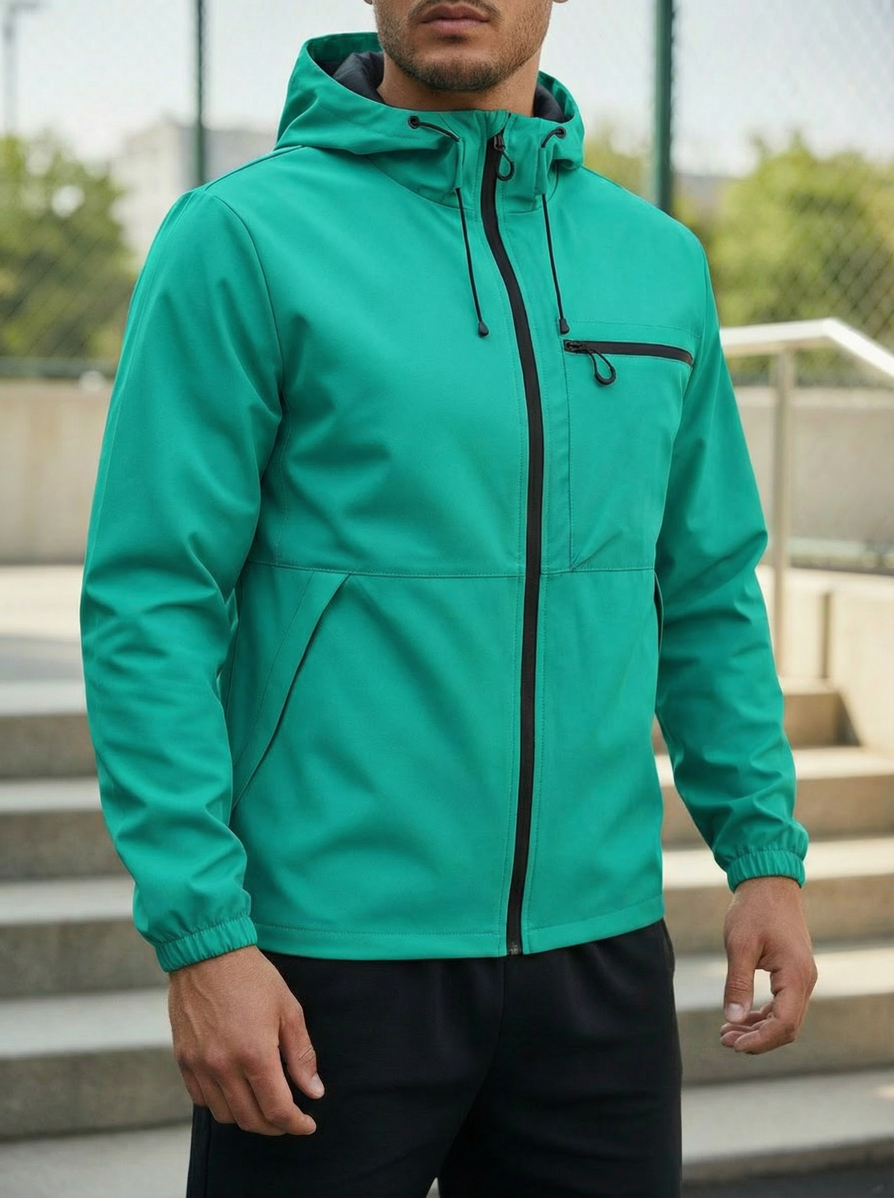 Waterproof Windproof Hooded Jacket