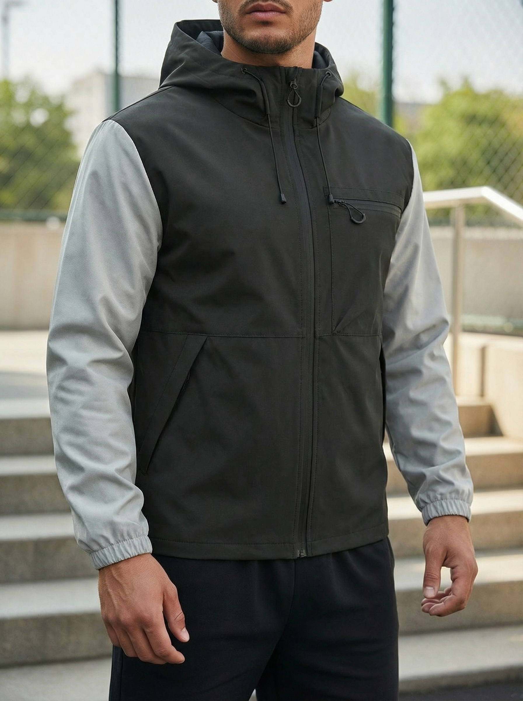Waterproof Windproof Hooded Jacket