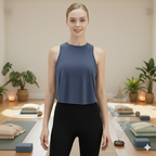 Loose Fit Sleeveless Yoga Tank Top