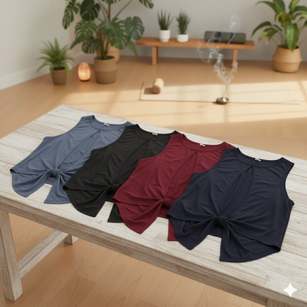 Loose Fit Sleeveless Yoga Tank Top