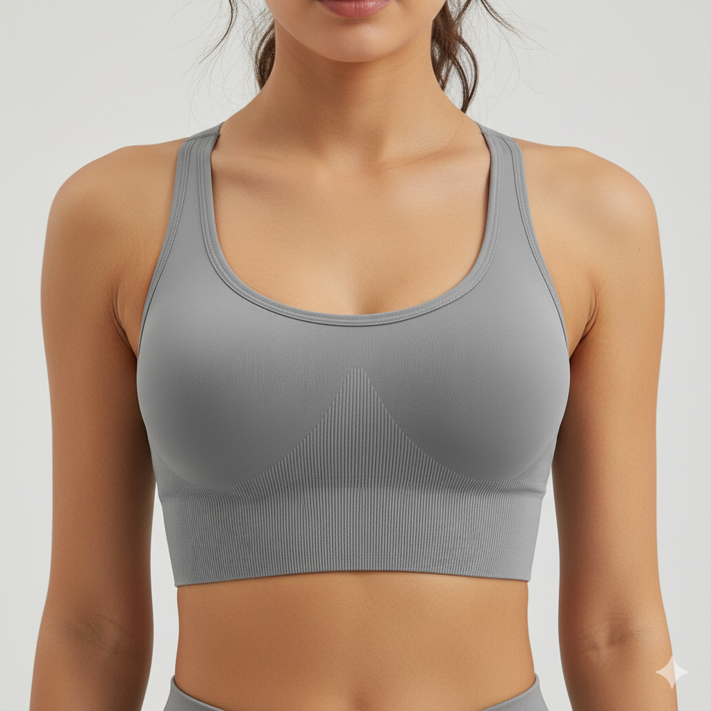 Classic Cross-Style Back Yoga Sports Bra