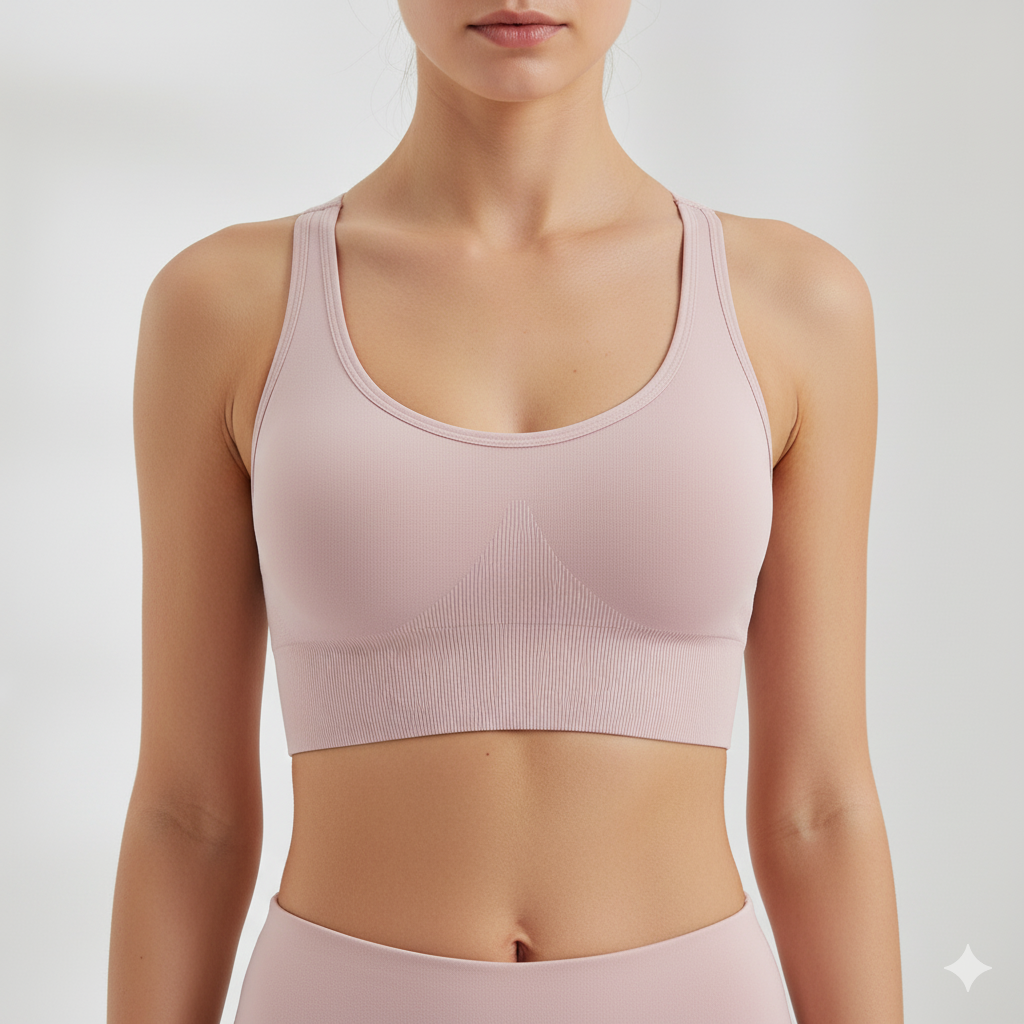 Classic Cross-Style Back Yoga Sports Bra