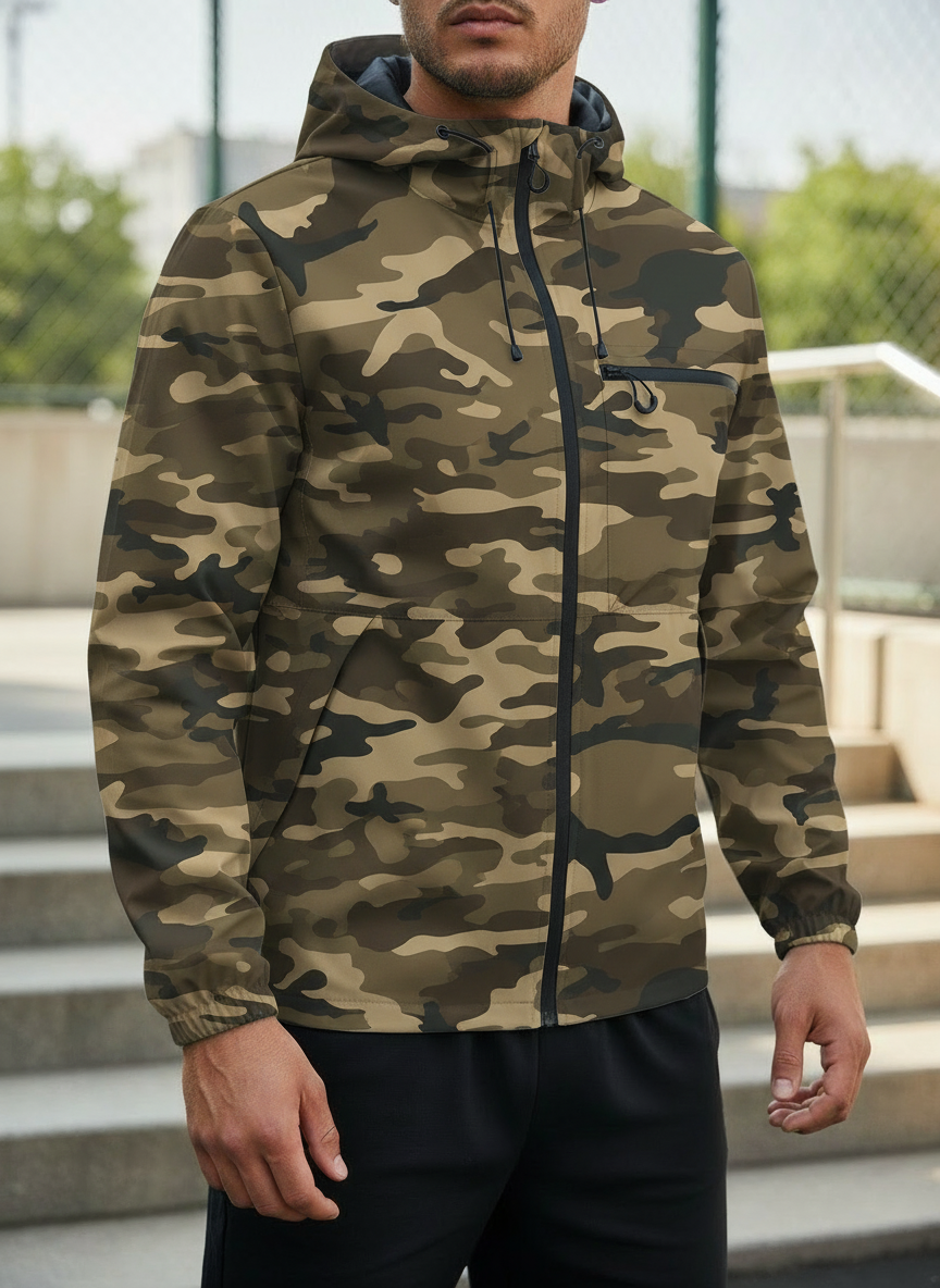 Waterproof Windproof Hooded Jacket
